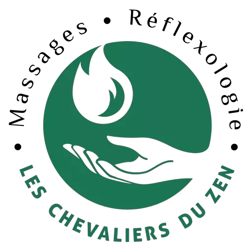 Cabinet de massages et reflexologie les chevaliers du zen logo yverdon fiez frederic fabrice chevalier