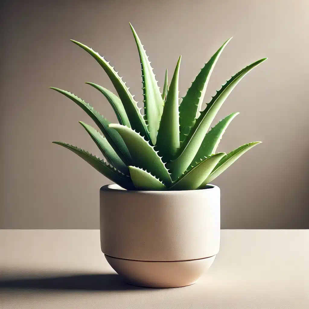 Aloé Vera pot crème vert