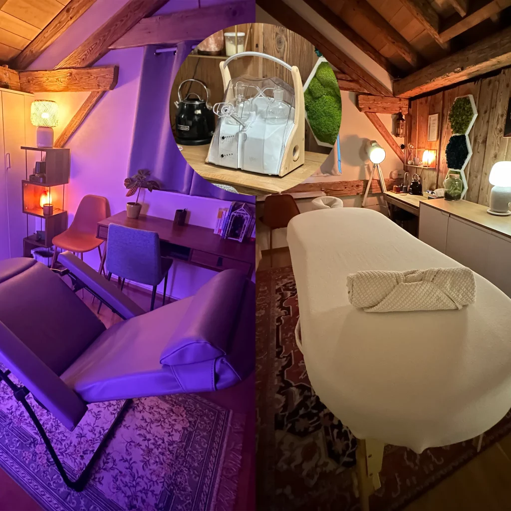 Les Chevaliers du zen.pack mega zen chaise table rélflexologie massage soin ASCA RME Fiez Yverdon services